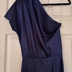 Simons Midnight Blue One-Shoulder Dress